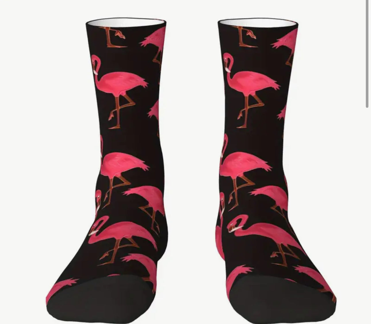 Busiga herr strumpor med rosa flamingo 😛